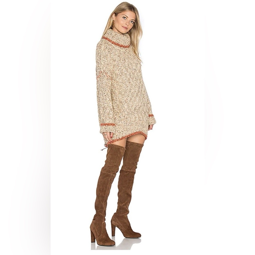 FREE PEOPLE CHUNKY ECHO OVERSIZED SWEATER size SMALL